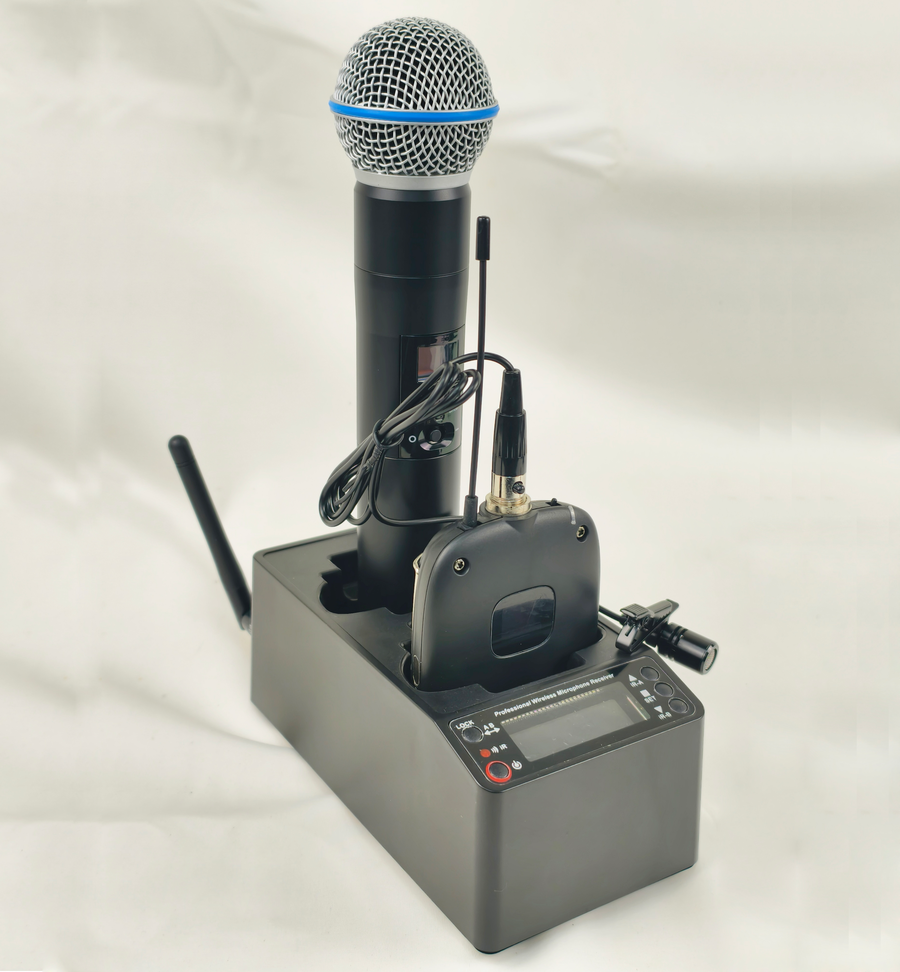 SBC-203 rechargeable wireless microphone system